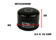 Oil Filter Z1082 Fits Suzuki WCO209NM - Wesfil | Universal Auto Spares