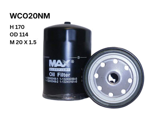 Oil Filter Z461 Fits Isuzu WCO20NM - Wesfil
