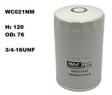 Oil Filter Z631 Fits Jaguar/Jeep WCO21NM - Wesfil