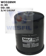 Oil Filter Z734 Fits Suzuki/Holden WCO28NM - Wesfil | Universal Auto Spares
