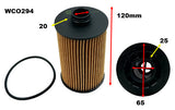 Oil Filter R2969P Fits GWM WCO294 - Wesfil | Universal Auto Spares
