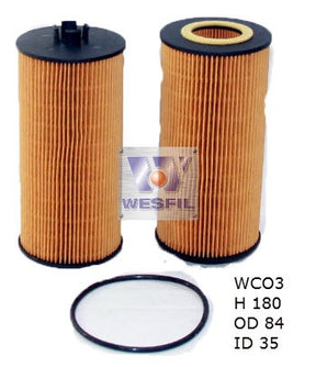 Oil Filter Fits Ford WCO3 - Wesfil | Universal Auto Spares