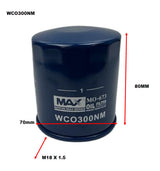 Oil Filter Z1239 Fits MG WCO300NM - Wesfil | Universal Auto Spares
