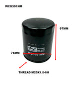 Oil Filter Z1242 Gwm/haval Gwm/haval WCO301NM - Wesfil | Universal Auto Spares