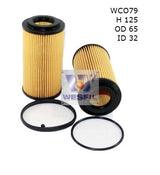 Oil Filter R2633/R2652P Fits Volvo/Ford WCO79 - Wesfil | Universal Auto Spares