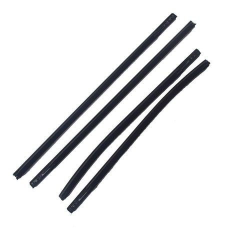 4 x Outer Door Window Rubber Seal Trim Fit For Ford Ranger PX XL 2012-2020 - Machter