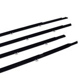4 Pcs Weather Strip Outside Window Moulding Trim Seal Belt Fit For Honda Accord 2008-2013 WDS-HD001 - Machter