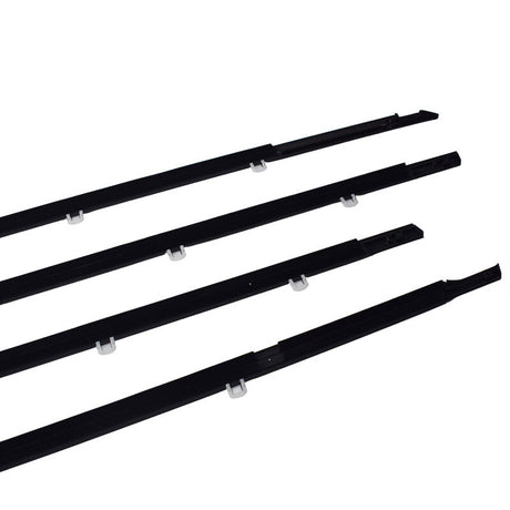 4 Pieces Weather Strip Outside Window Moulding Trim Seal Belt Fit For Honda Accord 2008-2013 - Machter