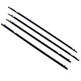 4 Pcs Window Door Belt Weather Strips Fit For Honda Civic 2006-2011 Weatherstrip Black WDS-HD002 - Machter