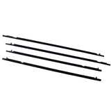 4 Pcs Window Door Belt Weather Strips Fit For Honda Civic 2006-2011 Weatherstrip Black WDS-HD002 - Machter