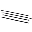 4 Pcs Window Door Belt Weather Strips Fit For Honda Civic 2006-2011 Weatherstrip Black WDS-HD002 - Machter