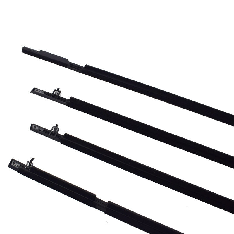 4 Pcs Window Door Belt Weather Strips Fit For Honda Civic 2006-2011 Weatherstrip Black WDS-HD002 - Machter
