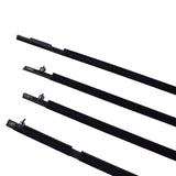 4 Pcs Window Door Belt Weather Strips Fit For Honda Civic 2006-2011 Weatherstrip Black WDS-HD002 - Machter
