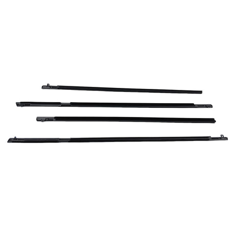 4Pieces Black Door Window Belt Mould Set Fit For Holden Commodore VE VF Sedan - Machter