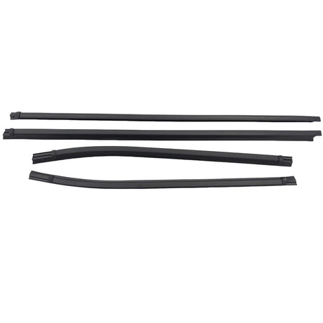 4 x Weatherstrips Rubber Window Seals Fit For Isuzu Dmax 2012-2018 - Machter