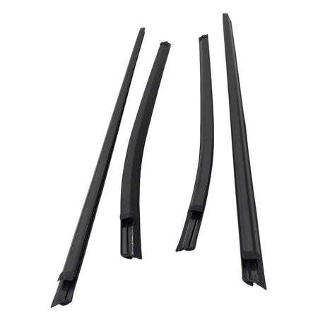4 x Weatherstrips Rubber Window Seals Fit For Isuzu Dmax 2012-2018 - Machter