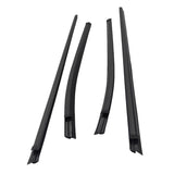 4 x Weatherstrips Rubber Window Seals Fit For Isuzu Dmax 2012-2018 WDS-IS001 - Machter