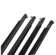 4PCS Weather Strips Window Belt Rubber Seal Mould Trim Moulding Trim Fit For Mazda 3 BK Series Sedan Hatchback WDS-MA001 - Machter
