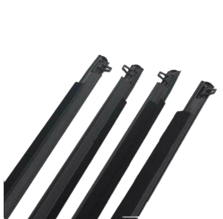 4Pieces Weather Strips Window Belt Rubber Seal Mould Trim Moulding Trim Fit For Mazda 3 BK Series Sedan Hatchback - Machter