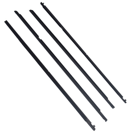 4 Pieces Weatherstrips Window Trim Belt Outer Sealing Strips Fit For Mazda 6 2004-2012 - Machter