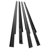 4 Pcs Weatherstrip Seal Belt Moulding Fit For Mitsubishi Lancer 2008-2017 WDS-MB002 - Machter