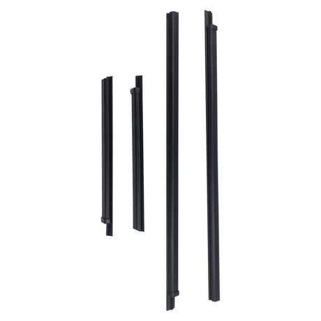 4Pieces Outer Window Seals Moulding Set Fit For Nissan Navara D40 For Mitsubishi Triton 80820EB700 2005-2014 - Machter