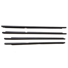 4 x Weather Strips Window Mould Fit For Toyota LandCruiser 100 105 Series Black WDS-TA010 - Machter