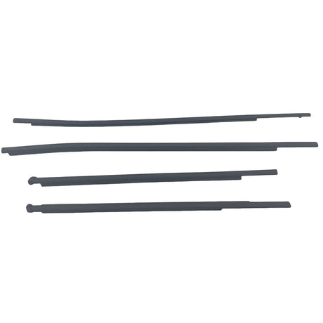 4 Pieces Outer Window Mould Seal Trim Fit For Toyota Hilux Revo 4 Doors 2015-2021 - Machter