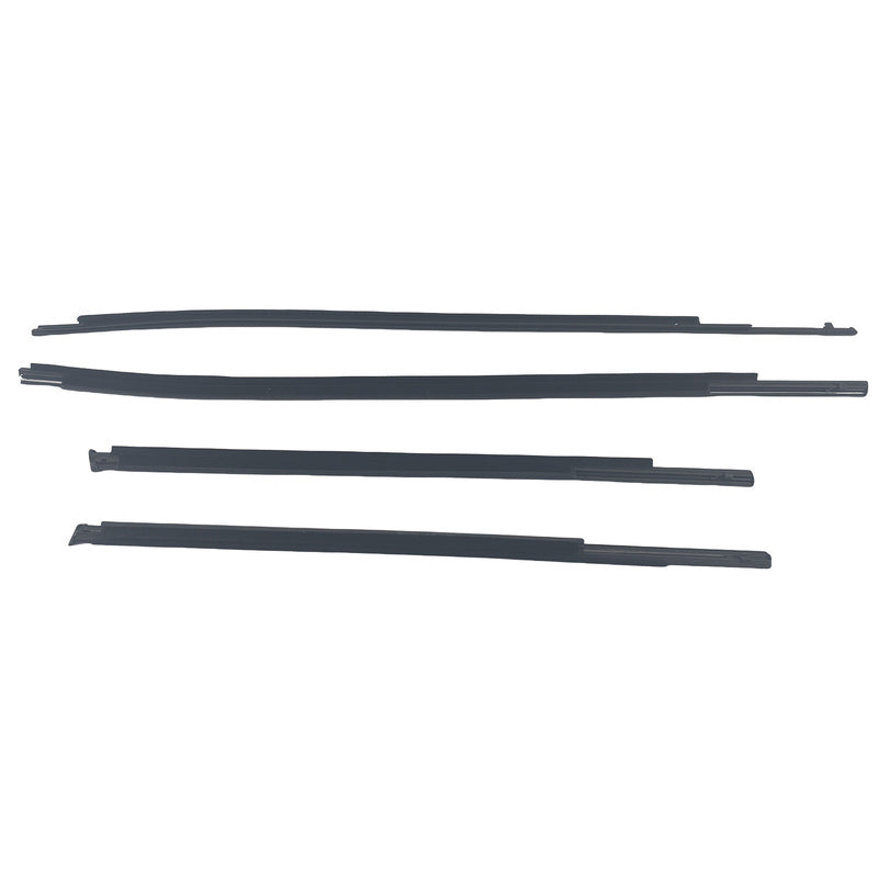 4 Pcs Outer Window Mould Seal Trim Fit For Toyota Hilux Revo 4 Doors 2015-2021 WDS-TA016 - Machter