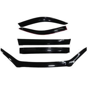 Bonnet Protector & Weathershields Sun Visors Fit For Toyota Prado 120 Series 2003-2009 WESKIT-TA002 - Machter