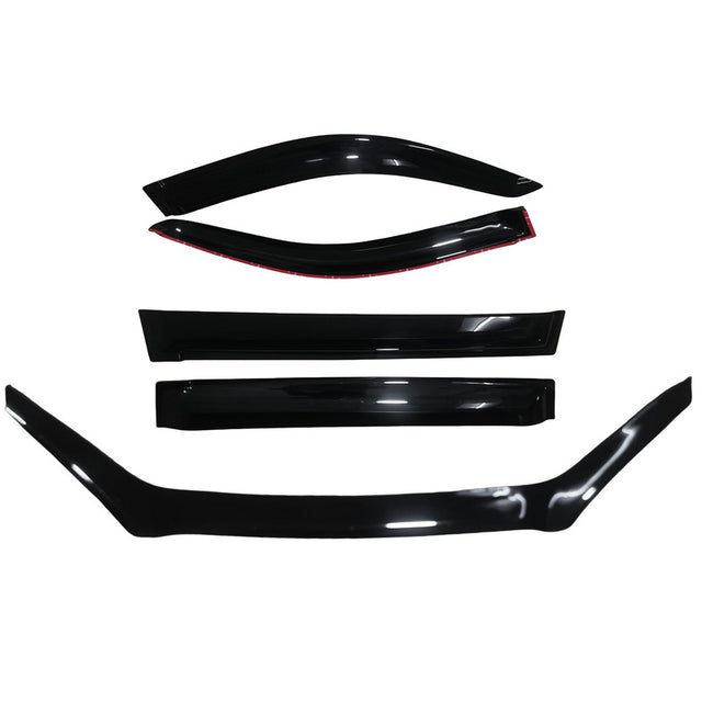 Bonnet Protector & Weathershields Sun Visors Fit For Toyota Prado 120 Series 2003-2009 WESKIT-TA002 - Machter