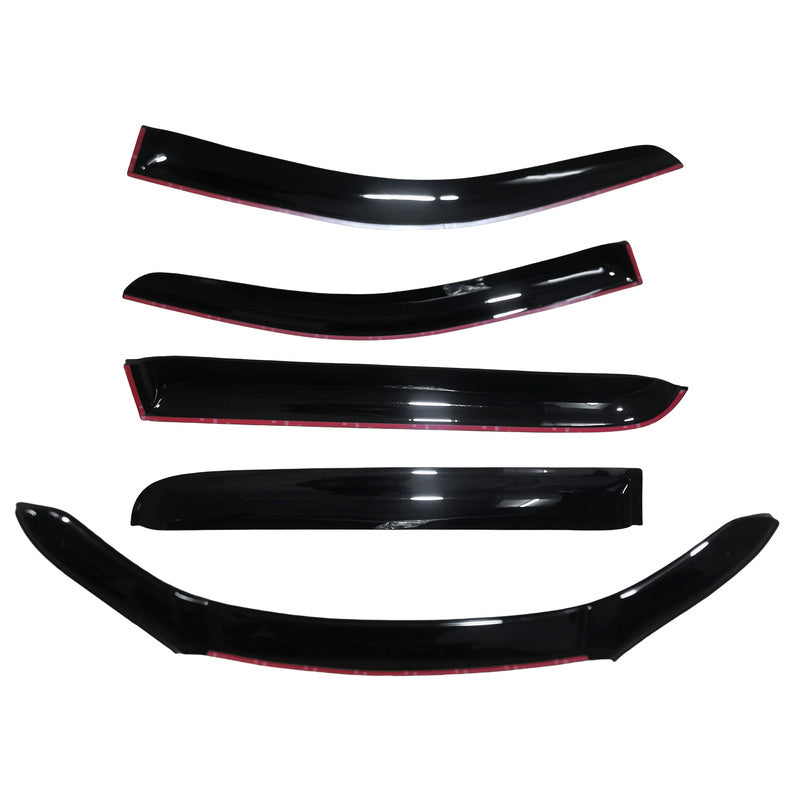 Bonnet Protector & Weathershields Window Visors Fit For Toyota Hilux N80 2015-2019 WESKIT-TA004 - Machter