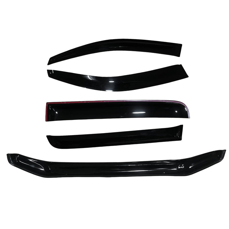 Bonnet Protector & Weathershields Window Visors Fit For Toyota Hilux 2005-2011 WESKIT-TA005 - Machter