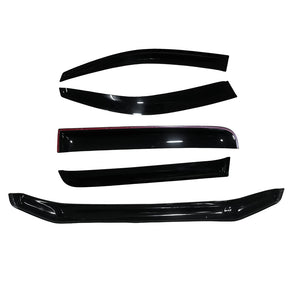 Bonnet Protector & Weathershields Window Visors Fit For Toyota Hilux 2005-2011 WESKIT-TA005 - Machter