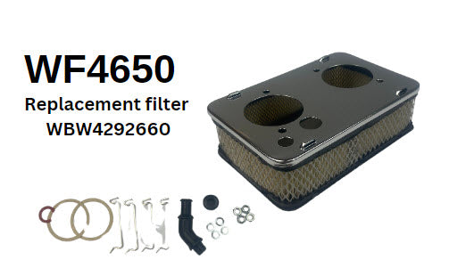 Chrome Filter Assembly 7"X4" Assembly Weber WF4650 - Wesfil | Universal Auto Spares