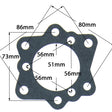 Thermostat Housing Gasket UNIVERSAL WATER OUTLET GASKET WG1 - PERMASEAL