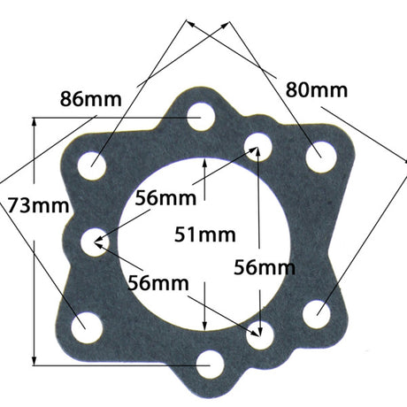 Thermostat Housing Gasket UNIVERSAL WATER OUTLET GASKET WG1 - Permaseal