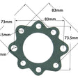 Thermostat Housing Gasket UNIVERSAL WATER OUTLET GASKET WG3 - PERMASEAL