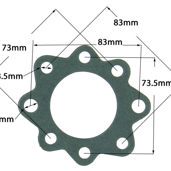 Thermostat Housing Gasket UNIVERSAL WATER OUTLET GASKET WG3 - PERMASEAL