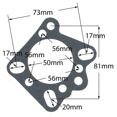 Universal Gasket UNIVERSAL WATER OUTLET GASKET WG7 - Permaseal