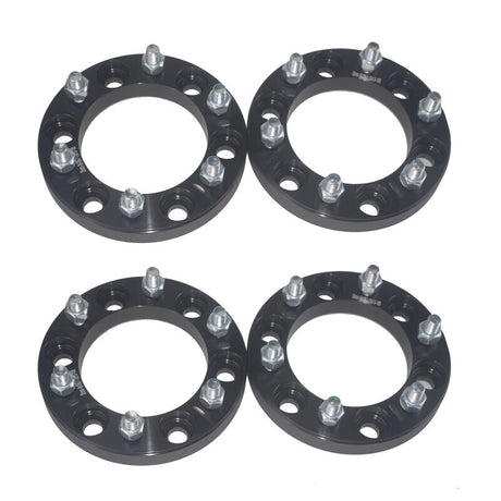 4 Pieces 25mm 6 Stud 6x139.7 M12x1.5 Wheel Spacers Fit For Toyota Hilux Pajero Triton Ranger - Machter