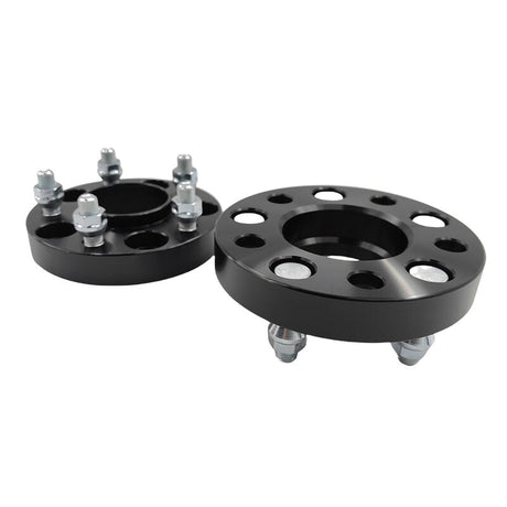 2 Pieces 25mm 5X114.3 Black Wheel Spacer Adapters Fit For Ford Falcon BA BF - Machter