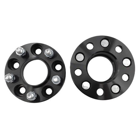 2 Pieces 25mm 5X114.3 Black Wheel Spacer Adapters Fit For Ford Falcon BA BF - Machter