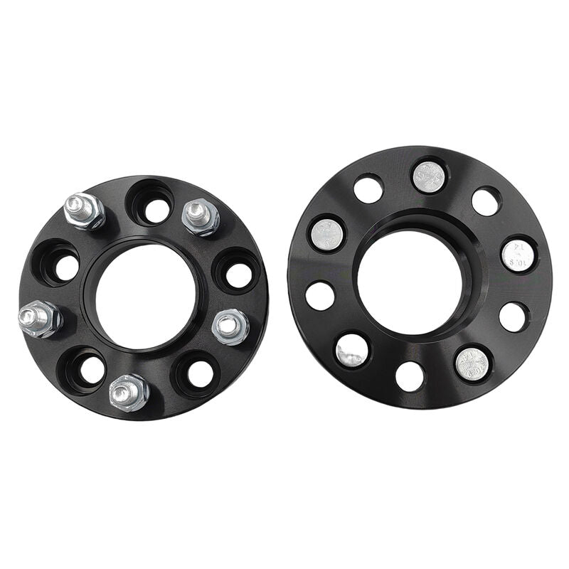 2 Pcs 25mm 5X114.3 Black Wheel Spacer Adapters Fit For Ford Falcon BA BF WHS-018-2PCS - Machter