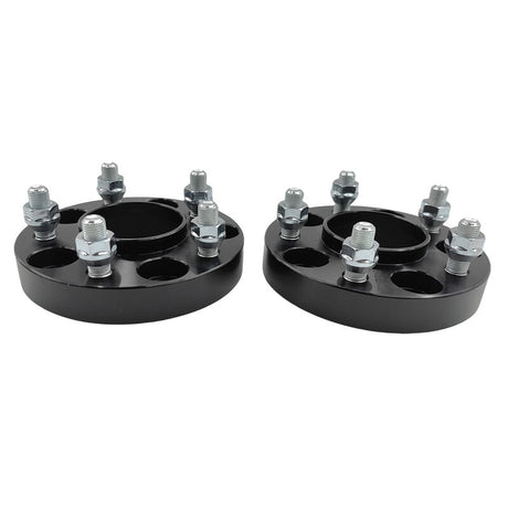 2 Pieces 25mm 5X114.3 Black Wheel Spacer Adapters Fit For Ford Falcon BA BF - Machter