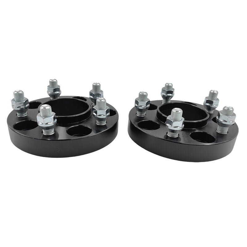 2 Pcs 25mm 5X114.3 Black Wheel Spacer Adapters Fit For Ford Falcon BA BF WHS-018-2PCS - Machter