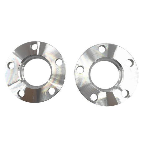 2 x Aluminium Wheel Spacer Adaptor Fit For Ford Silver CB 70.5-70.5mm PCD: 5 x 114.3mm - Machter