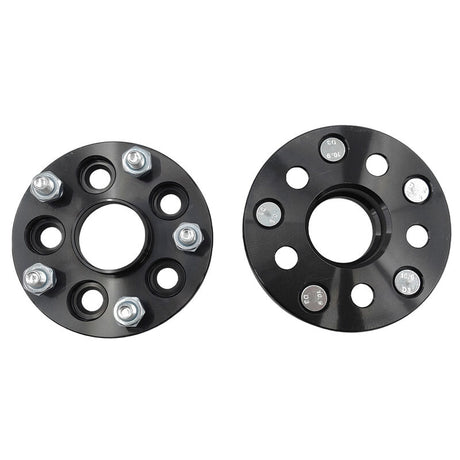 2 x 15mm Thick Black Wheel Spacer Adaptor CB: 56-56mm PCD: 5x100mm - Machter
