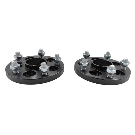 2 x 15mm Thick Black Wheel Spacer Adaptor CB: 56-56mm PCD: 5x100mm - Machter