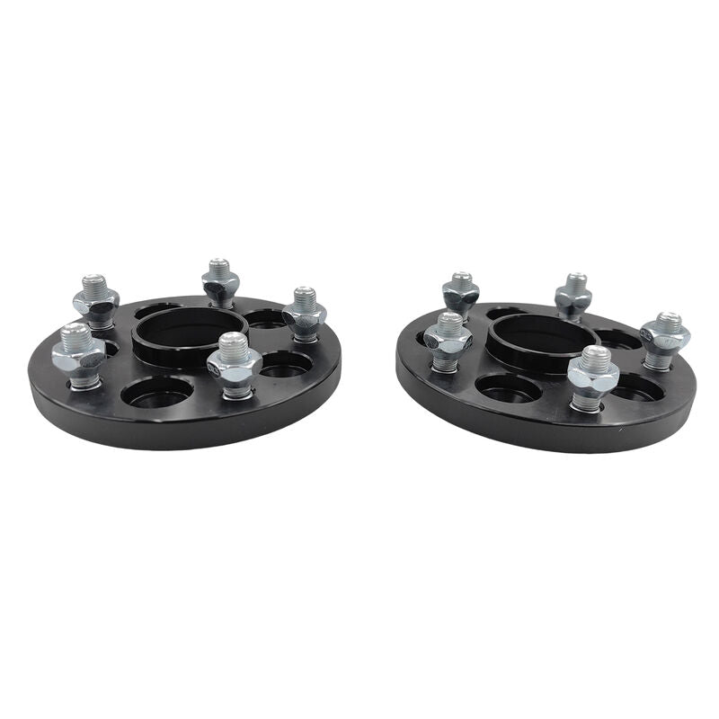 2 x 15mm Thick Black Wheel Spacer Adaptor CB: 56-56mm PCD: 5x100mm WHS-026-2PCS - Machter
